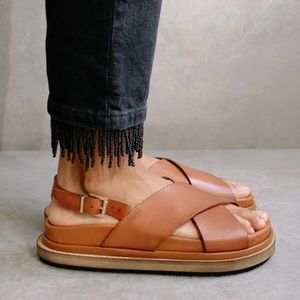 ALOHAS MARSHMALLOW TAN SANDALS